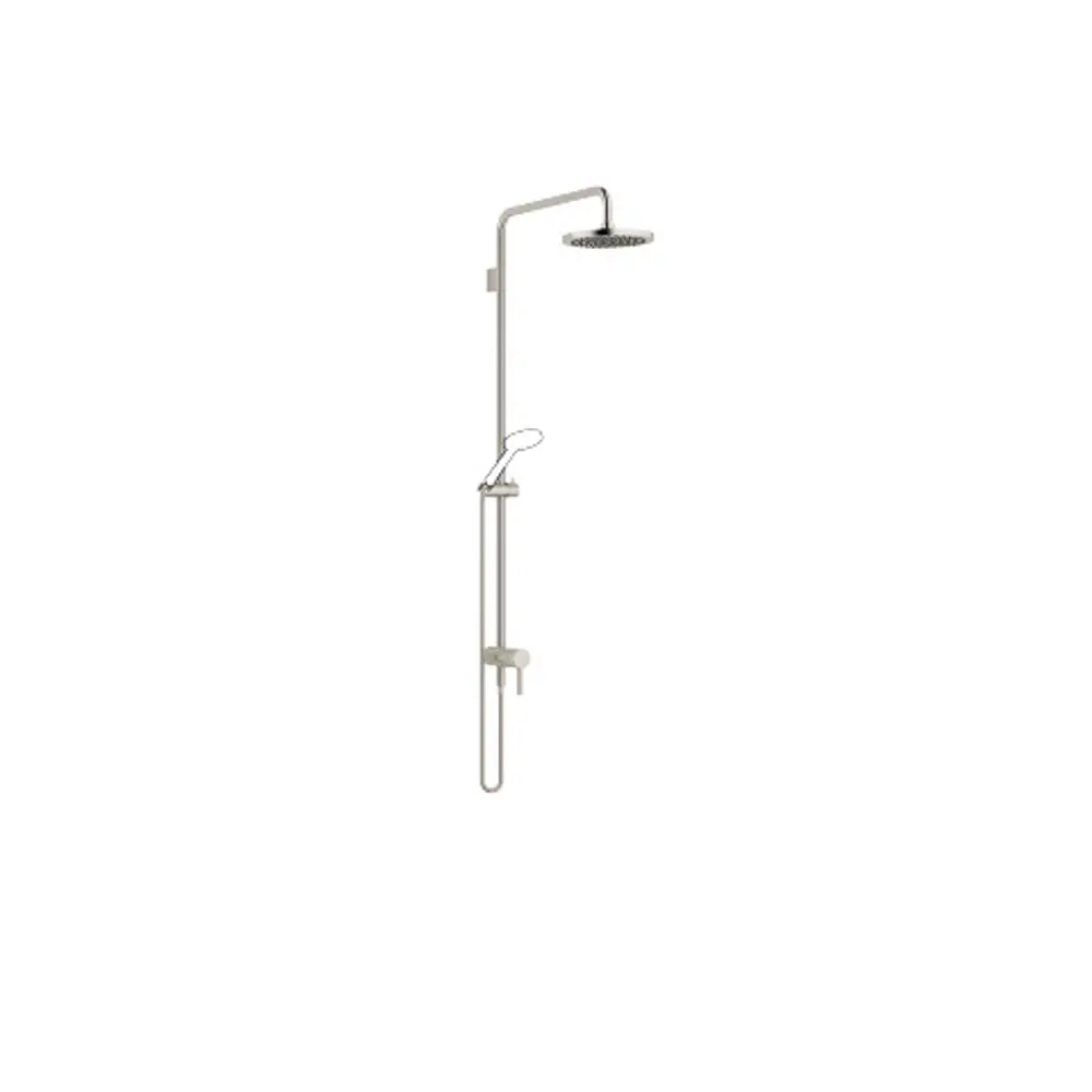 DORNBRACHT Shower Pipe mit Brause-Einhandbatterie SERIENSPEZIFISCH 36112970 Platin gebürstet, 36112970-06 Galeriebild 1
